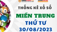 Thống kê XSMT 30/08/2023 – Thống kê KQXS Miền Trung ngày 30/08/2023