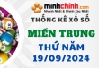 Thống kê XSMT 19/09/2024 – Thống kê KQXS Miền Trung ngày 19/09/2024