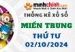 Thống kê XSMT 02/10/2024 – Thống kê KQXS Miền Trung ngày 02/10/2024