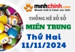 Thống kê XSMT 11/11/2024 – Thống kê KQXS Miền Trung ngày 11/11/2024