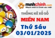 Thống kê XSMN 03/01/2025 – Thống kê KQXS Miền Nam ngày 03/01/2025